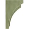 Ekena Millwork 2 1/2"W x 3 3/4"D x 6"H Mini Felix Wood Vintage Decor Corbel, Restoration Green CORWD02X03X06FEGR - alternate 3